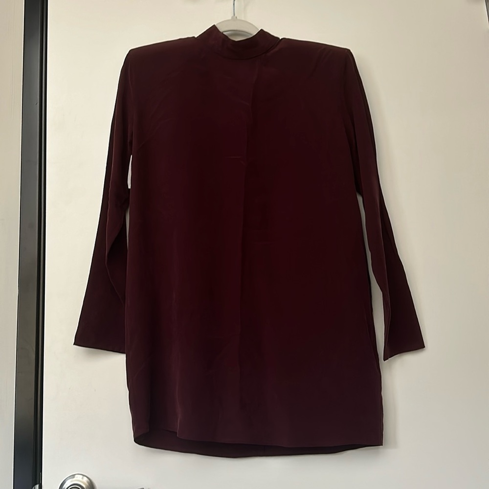 Aritzia Babaton Cahun Dress Maroon